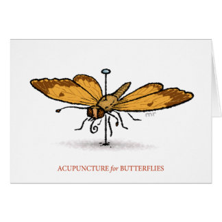 Acupunctie voor Butterflies-kaart