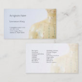 Acupunctieborst Visitekaartje (Voorkant / Achterkant)
