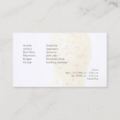 Acupunctiegezicht Visitekaartje (Achterkant)