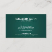 Acupunctienaald - Yin Yang Visitekaartje (Achterkant)