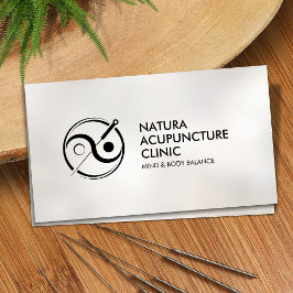 Acupunctienaald - Yin Yang Visitekaartje