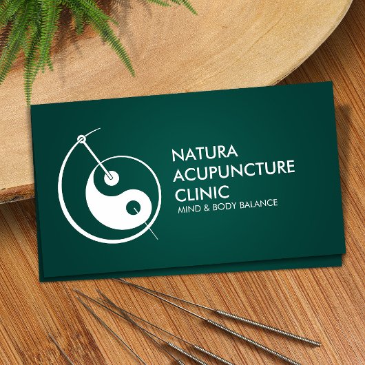 Acupunctienaald - Yin Yang Visitekaartje