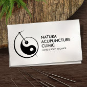 Acupunctienaald - Yin Yang Visitekaartje