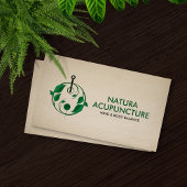 Acupunctienaald - Yin Yang Visitekaartje