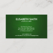 Acupunctienaald - Yin Yang Visitekaartje (Achterkant)