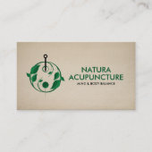 Acupunctienaald - Yin Yang Visitekaartje (Voorkant)