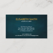 Acupunctienaald - Yin Yang Visitekaartje (Achterkant)