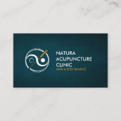Acupunctienaald - Yin Yang Visitekaartje (Voorkant)