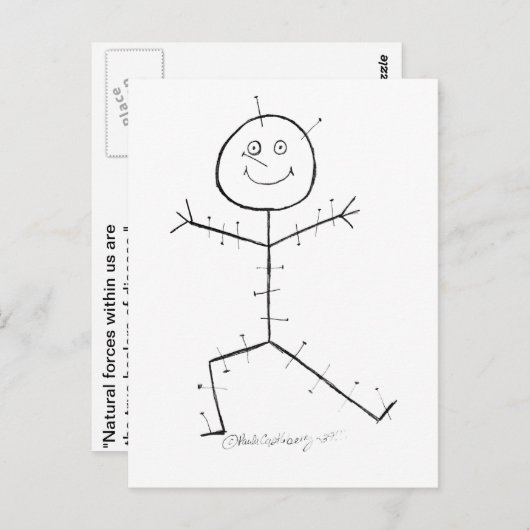 Acupunctieplek Briefkaart (Voorkant / Achterkant)