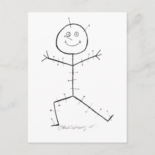 Acupunctieplek Briefkaart (Voorkant)