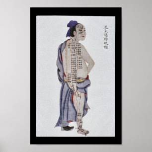 Acupunctiesbladder Meridian Foot Taiyang Poster
