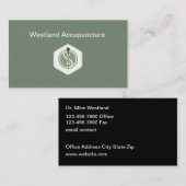 Acupunctieservices Moderne Visitekaartje aan twee  (Voorkant / Achterkant)