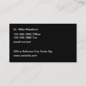 Acupunctieservices Moderne Visitekaartje aan twee  (Achterkant)