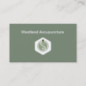 Acupunctieservices Moderne Visitekaartje aan twee  (Voorkant)