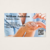 Acupunctiesessie | QR-code Visitekaartje (Voorkant)