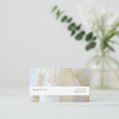 Acupunctietorso en -armen met tekstveld visitekaartje (Staand voorkant)