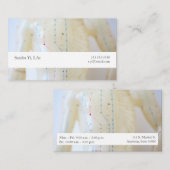 Acupunctietorso en -armen met tekstveld visitekaartje (Voorkant / Achterkant)