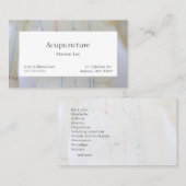 Acupunctietorso vooraan visitekaartje (Voorkant / Achterkant)