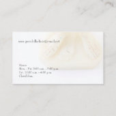 Acupunctievoetjes vooraan uitzicht visitekaartje (Achterkant)