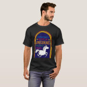 Acupunctiste Acupuncturist zoals de Unicorn naald  T-shirt (Voorkant volledig)