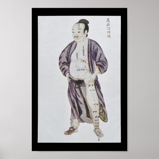 Acupuncture Liver Meridian Foot Jueyin Poster (Voorkant)