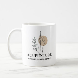 Acupuncture Therapy Mug Restore Renew Revive Koffiemok
