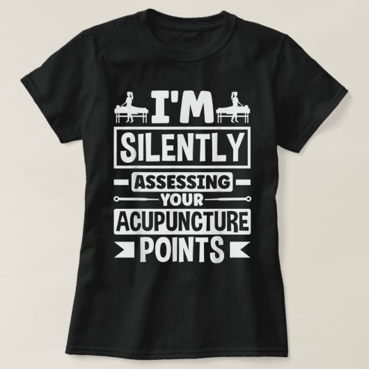 Acupuncturist Acupuncturist Acupunctie wijst Funny T-shirt (Design voorkant)