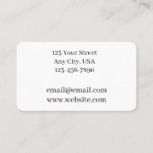 Acupuncturist Boeddha Visitekaartje (Achterkant)