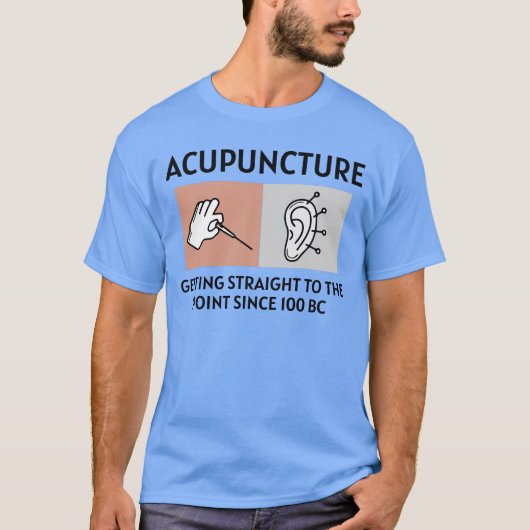 Acupuncturist Chinese medicijn T-shirt (Voorkant)