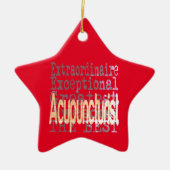 Acupuncturist Extraordinaire Keramisch Ornament (Voorkant)