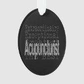 Acupuncturist Extraordinaire Ornament (voorkant)