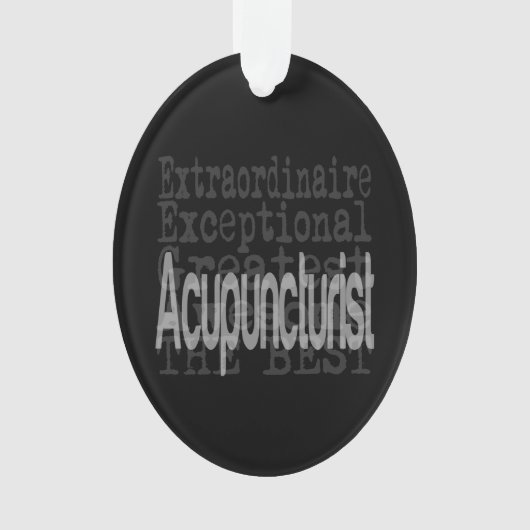 Acupuncturist Extraordinaire Ornament (voorkant)