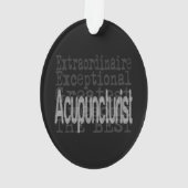 Acupuncturist Extraordinaire Ornament (achterkant)