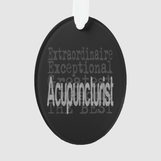 Acupuncturist Extraordinaire Ornament (achterkant)