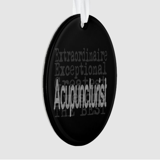 Acupuncturist Extraordinaire Ornament (voorkant)
