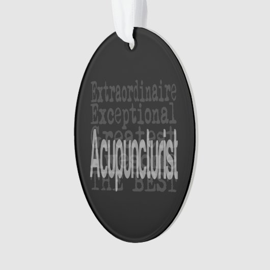 Acupuncturist Extraordinaire Ornament (voorkant)