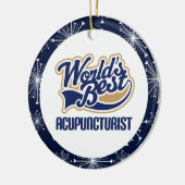 Acupuncturist Gift Ornament (Links)