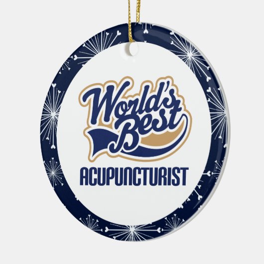 Acupuncturist Gift Ornament (Links)