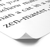 Acupuncturist Needle Ninja Wall Art Clinic chart Poster (Hoek)