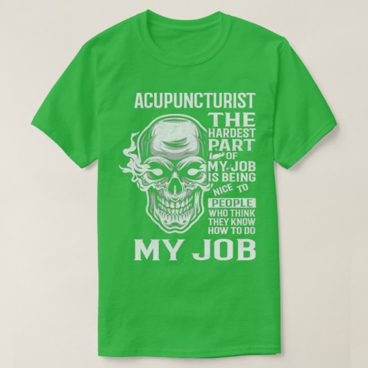 Acupuncturist T-shirt (Design voorkant)