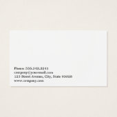 Acupuncturist Working on Client Visitekaartje (Achterkant)