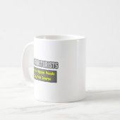 Acupuncturisten.. slimmer koffiemok (Voorkant links)