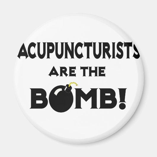 Acupuncturisten zijn de bom! magneet (Voorkant)