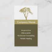 Acupuncturistisch Visitekaartje (Achterkant)