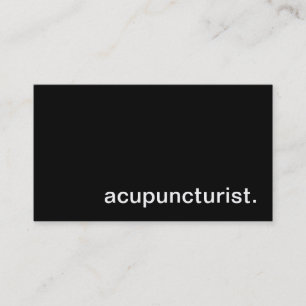 Acupuncturistisch Visitekaartje
