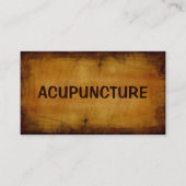 Acupunctuur Antiek Visitekaartje (Voorkant)