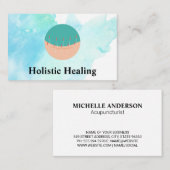 Acupunctuur Back Session Logo Visitekaartje (Voorkant / Achterkant)