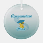 Acupunctuur Chick #3 Glas Ornament (Voorkant)