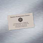 Acupunctuur Chinese geneeskunde Magnetisch Visitekaartje (Voorbeeld)