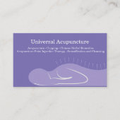 Acupunctuur Chinese geneeskunde Visitekaartje (Voorkant)